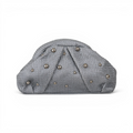 Bolsa de Festa Pouch Palha Prata