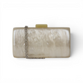 Bolsa Clutch Festa Acrílico Off White