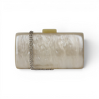 Bolsa Clutch Festa Acrílico Off White