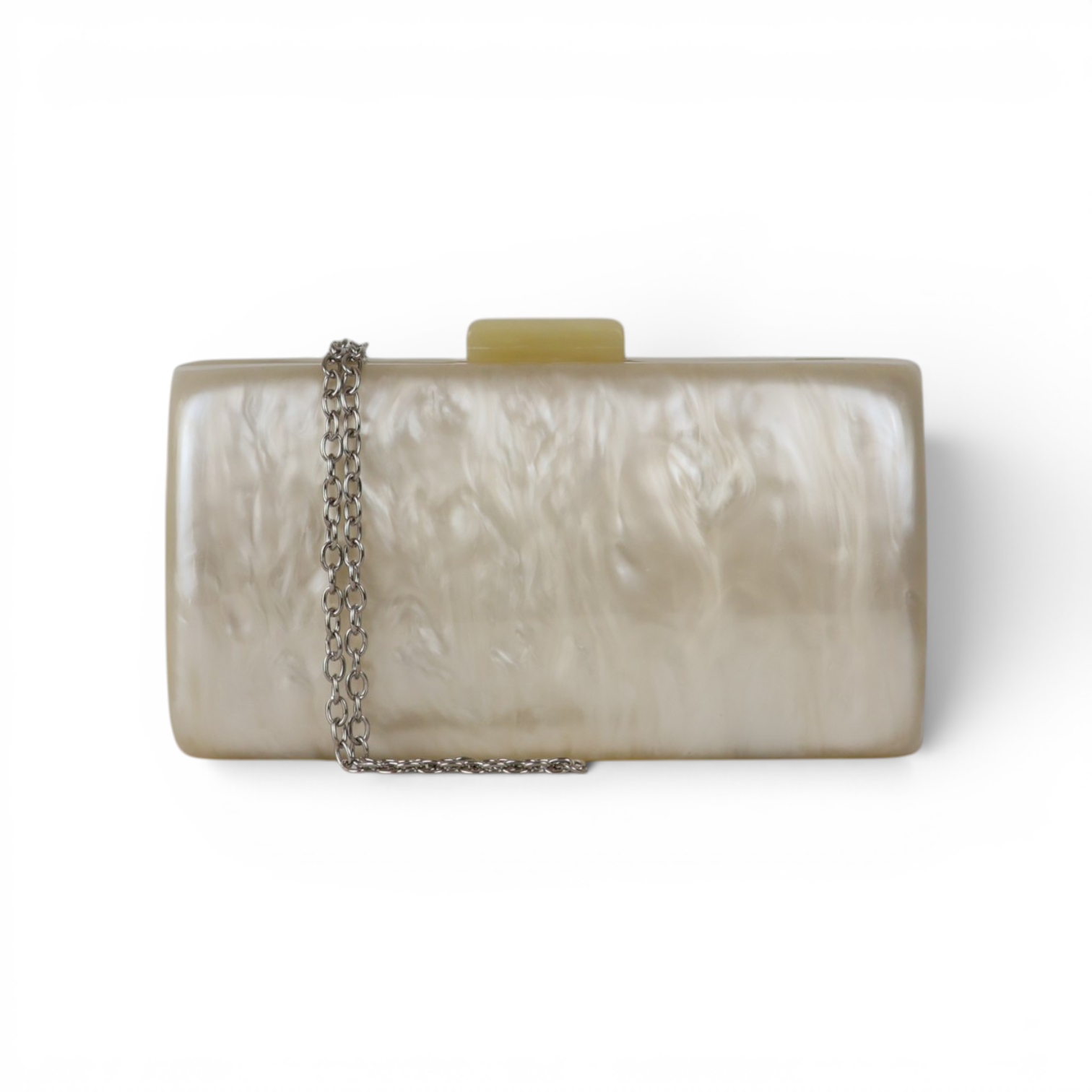 Bolsa Clutch Festa Acrílico Off White