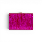 Bolsa de Festa Clutch Acrílico Fúcsia