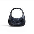 Bolsa de Mão Acrílico Perolada Preta
