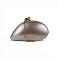 Bolsa de Festa Clutch Acrílico Bege Perola