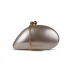 Bolsa de Festa Clutch Acrílico Bege Perola