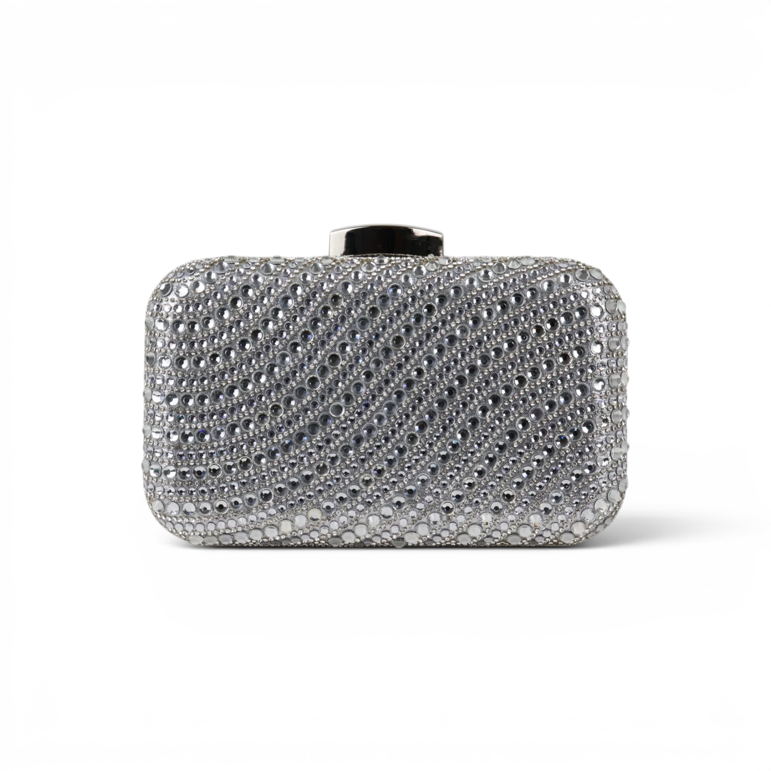 Bolsa Clutch Festa Pedraria Prata