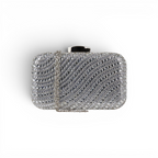 Bolsa Clutch Festa Pedraria Prata