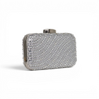 Bolsa Clutch Festa Pedraria Prata