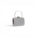 Bolsa Clutch Festa Pedraria Prata