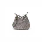 Bolsa de Festa Pouch Strass Prata