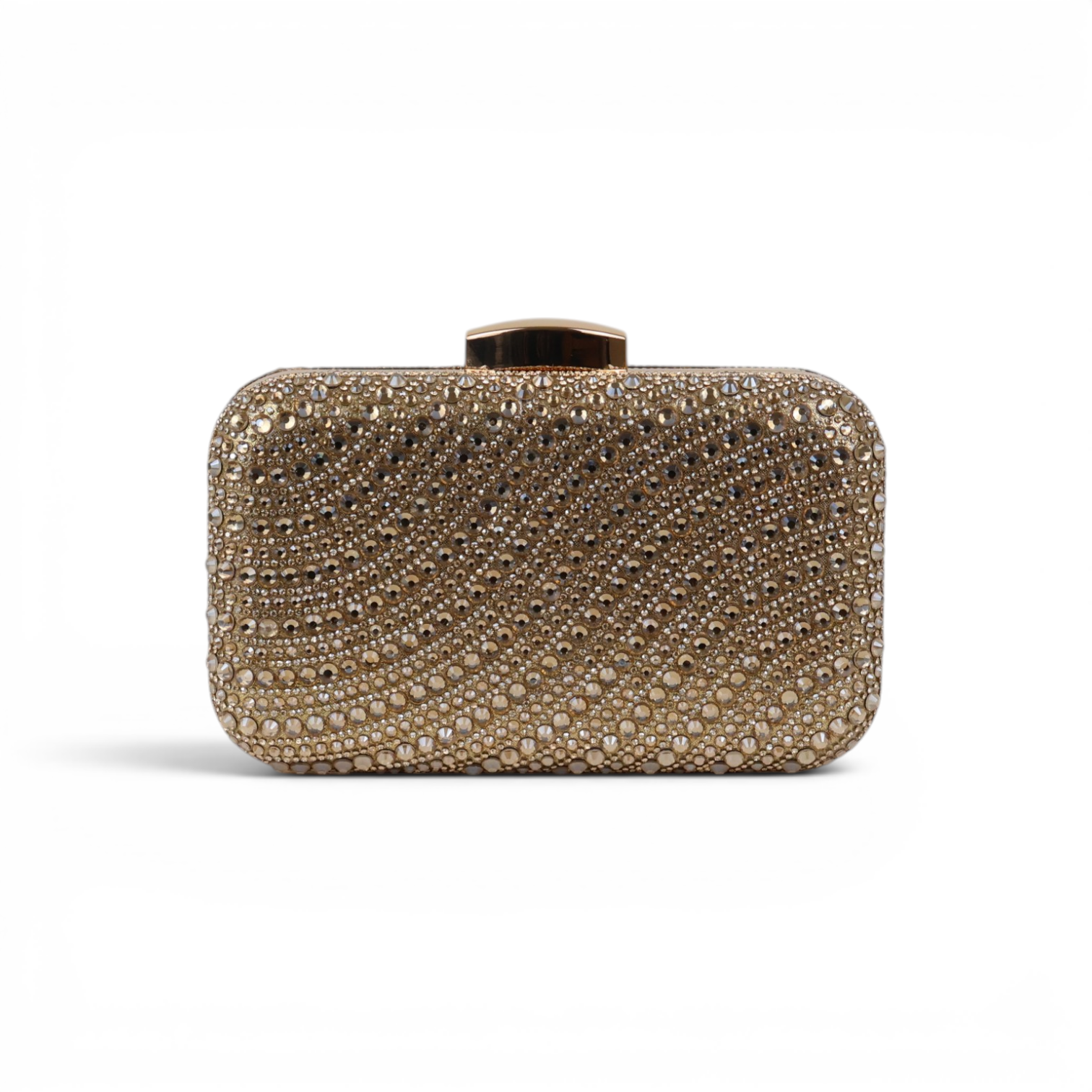 Bolsa Clutch Festa Pedraria Dourada