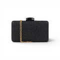 Bolsa Clutch Festa Palha Preta
