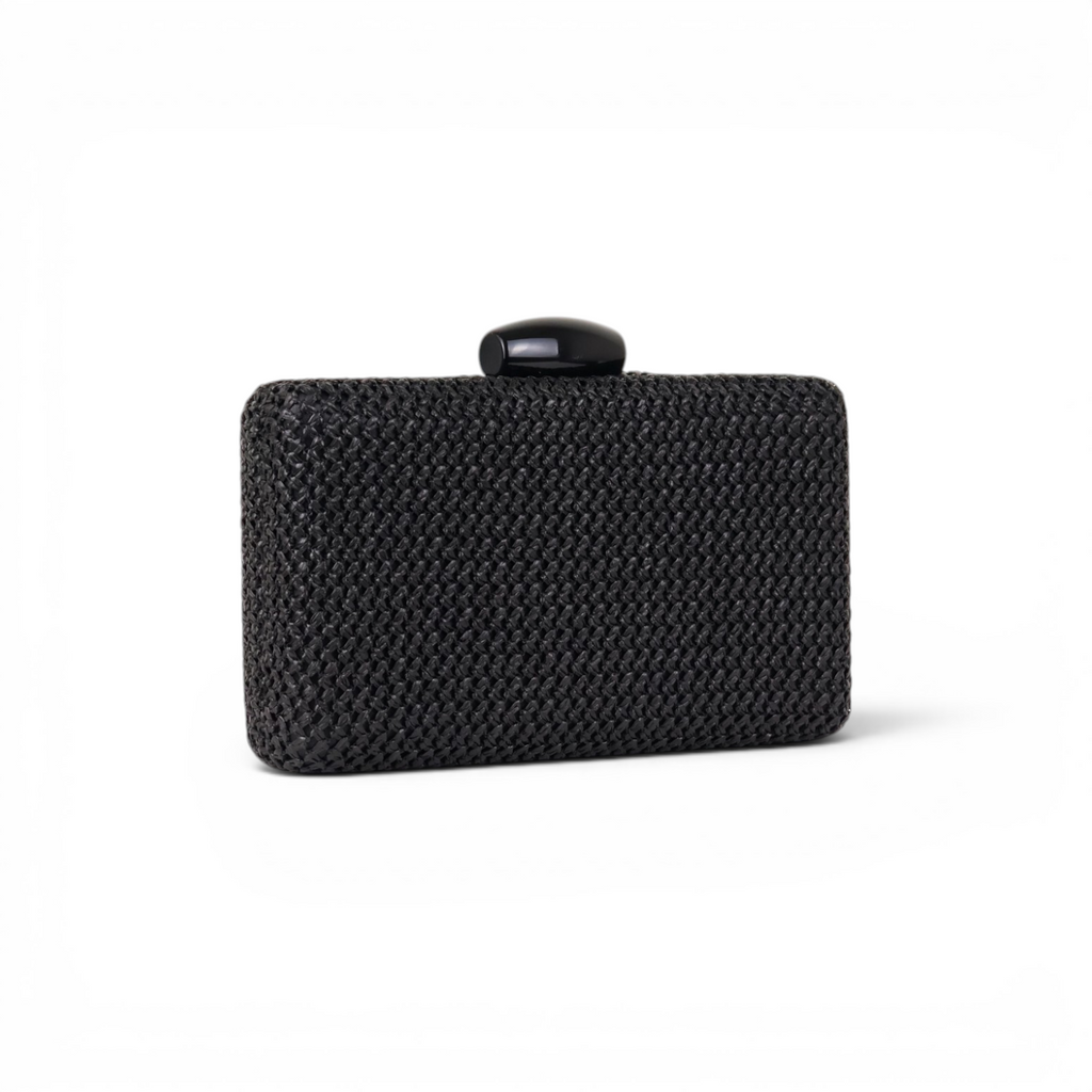 Bolsa Clutch Festa Palha Preta