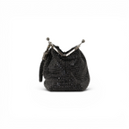Bolsa de Festa Pouch Strass Preta