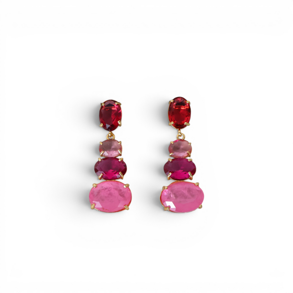 Brinco Marsala e Rosa