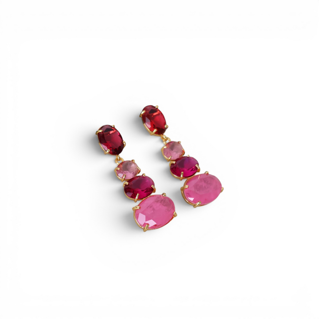 Brinco Marsala e Rosa