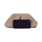 Bolsa de Festa Pouch Palha Bege