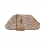 Bolsa de Festa Pouch Palha Bege