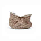 Bolsa de Festa Pouch Palha Bege