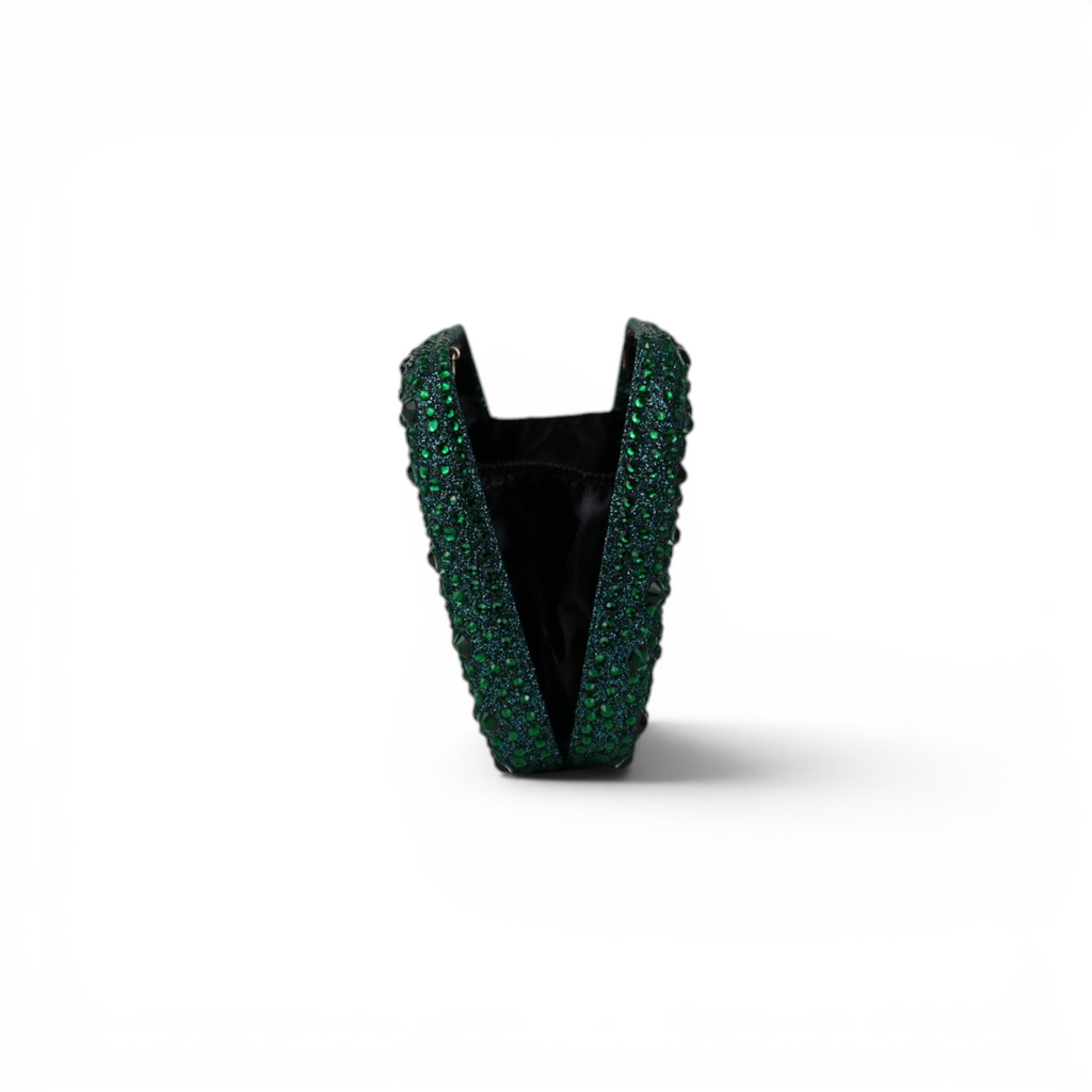 Bolsa Clutch Festa Pedraria Verde