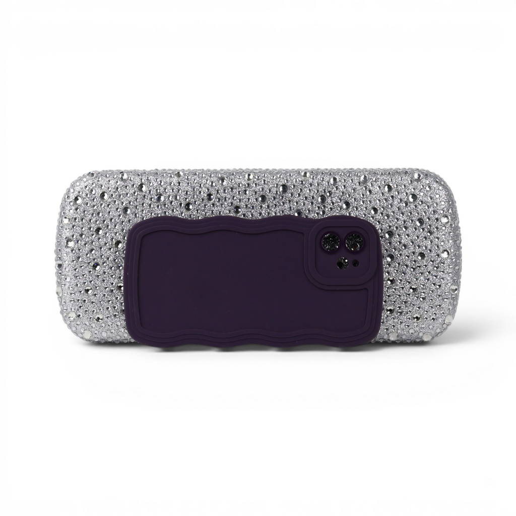Bolsa Clutch Festa Pedraria Prata