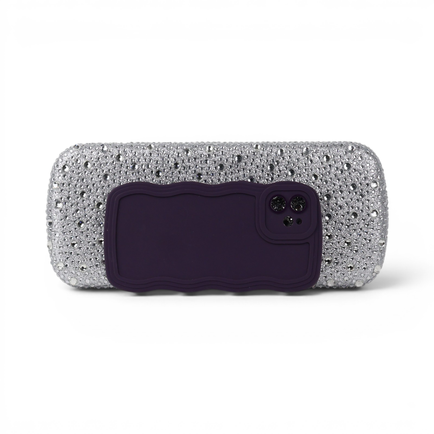Bolsa Clutch Festa Pedraria Prata