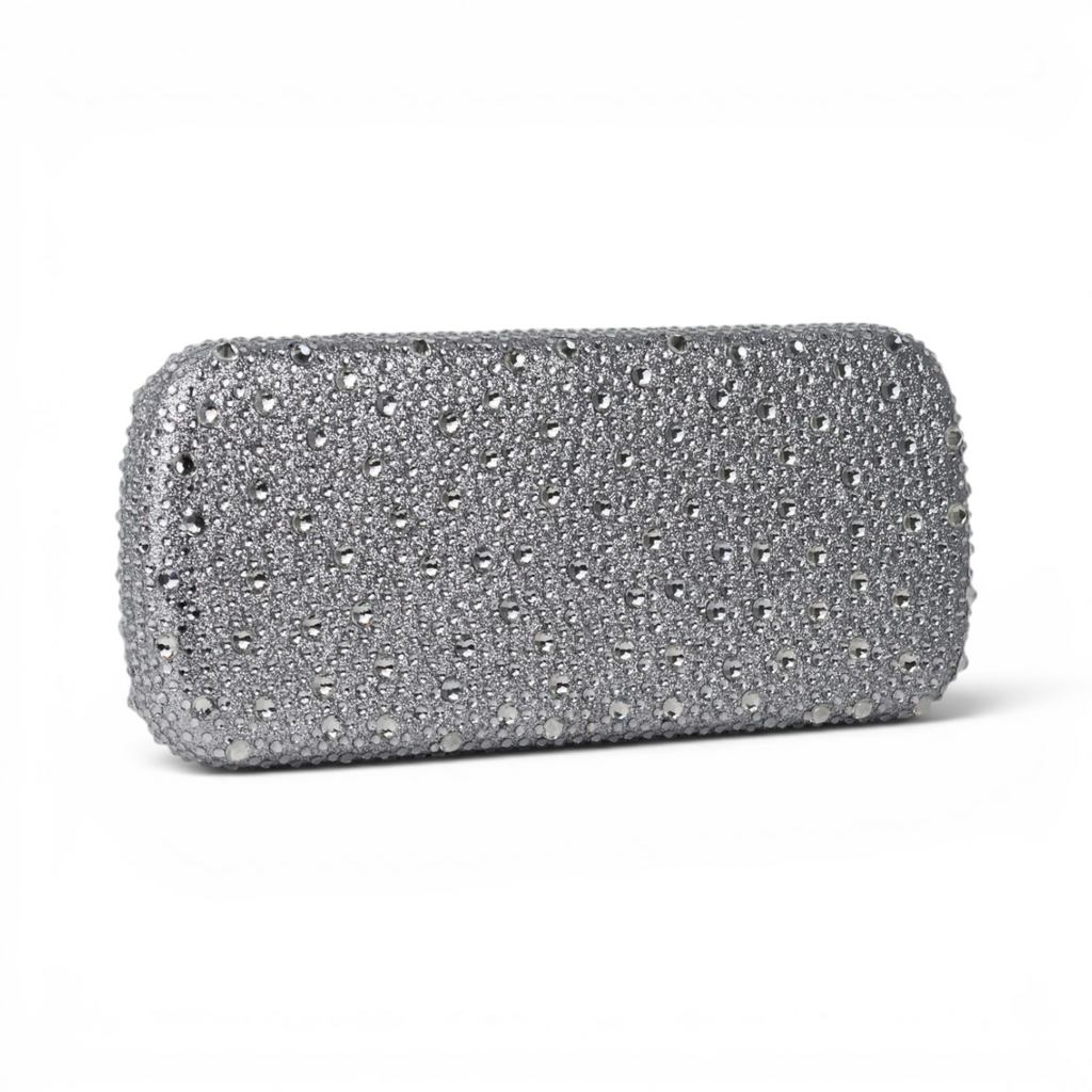 Bolsa Clutch Festa Pedraria Prata