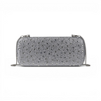 Bolsa Clutch Festa Pedraria Prata