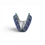 Bolsa Festa Clutch Pedraria Strass Azul e Turquesa