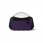 Bolsa de Mão Top Handle Strass Preta