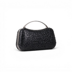 Bolsa de Mão Top Handle Strass Preta