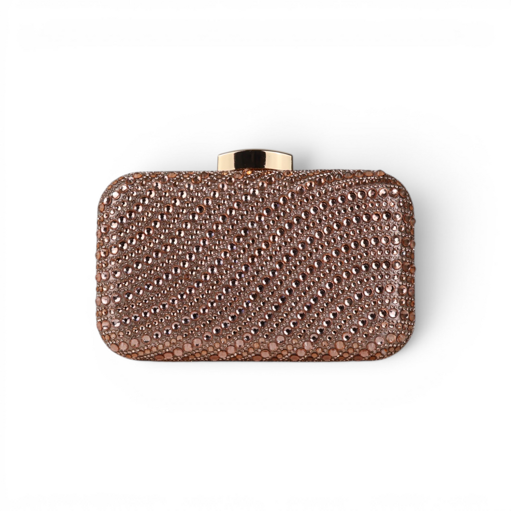 Bolsa Clutch Festa Pedraria Champagne