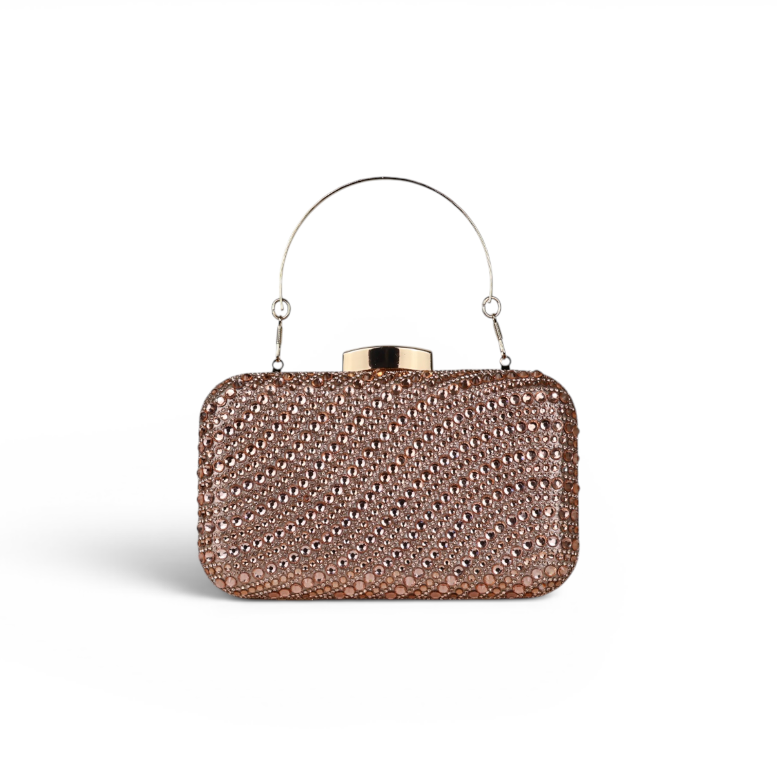 Bolsa Clutch Festa Pedraria Champagne