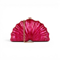 Bolsa de Festa Clutch Acrílico Fúcsia
