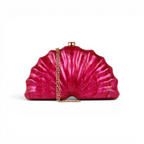 Bolsa de Festa Clutch Acrílico Fúcsia