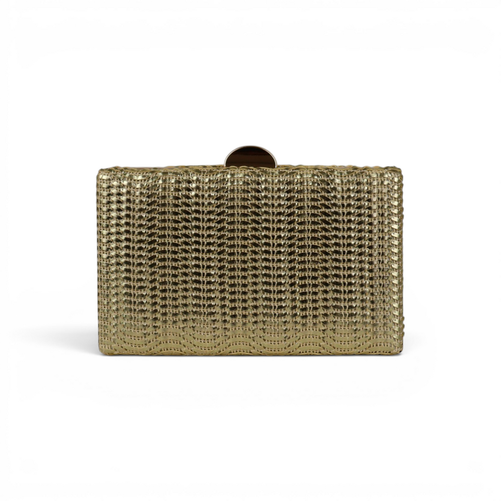 Bolsa Clutch Festa Dourado