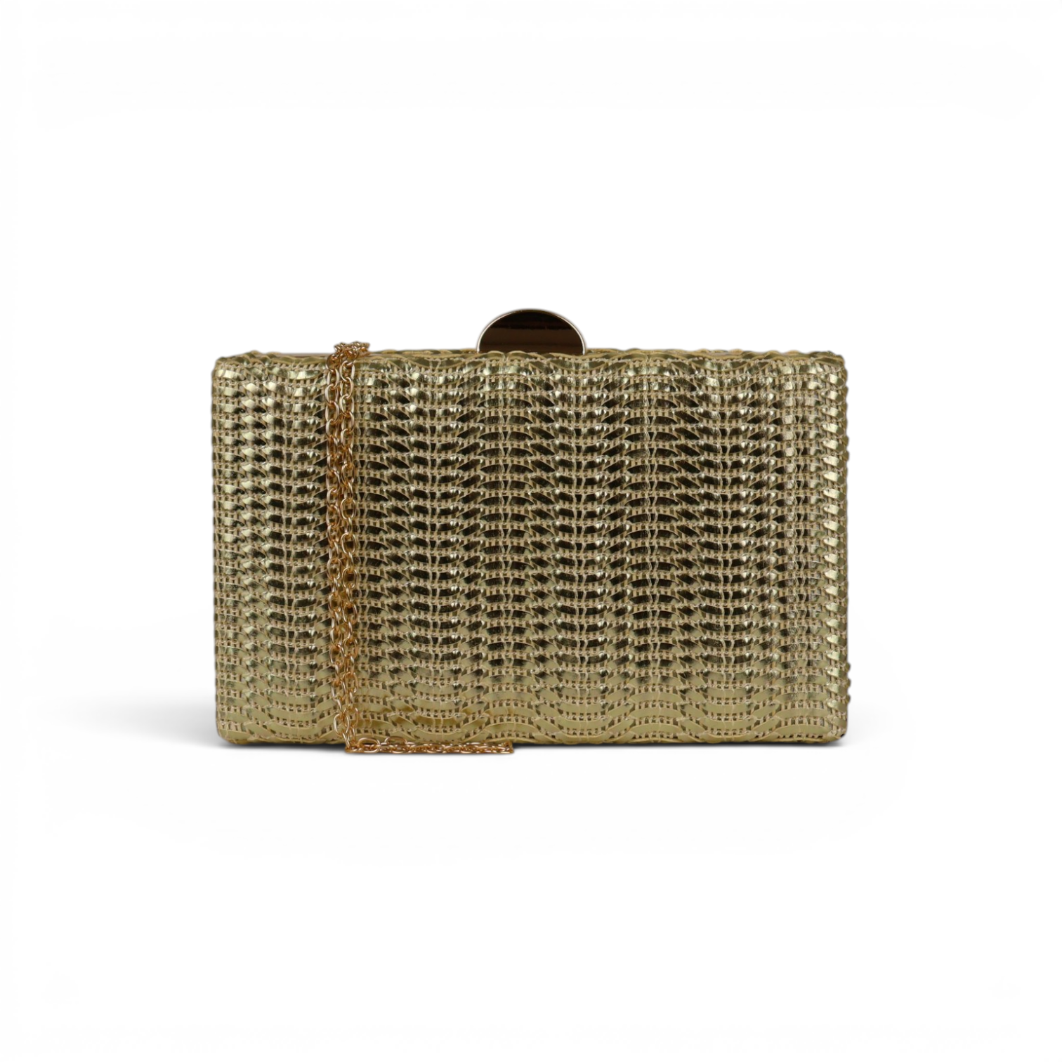 Bolsa Clutch Festa Dourado