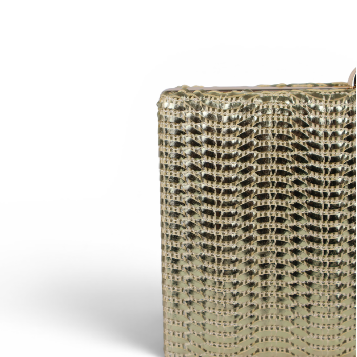 Bolsa Clutch Festa Dourado