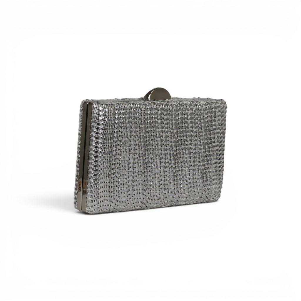 Bolsa Clutch Festa Prata
