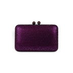 Bolsa de Festa Clutch Pedraria Roxa