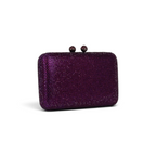 Bolsa de Festa Clutch Pedraria Roxa