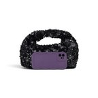 Bolsa Pouch Festa Lantejoula Preta