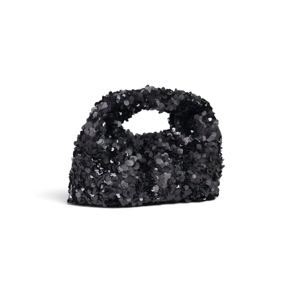 Bolsa Pouch Festa Lantejoula Preta