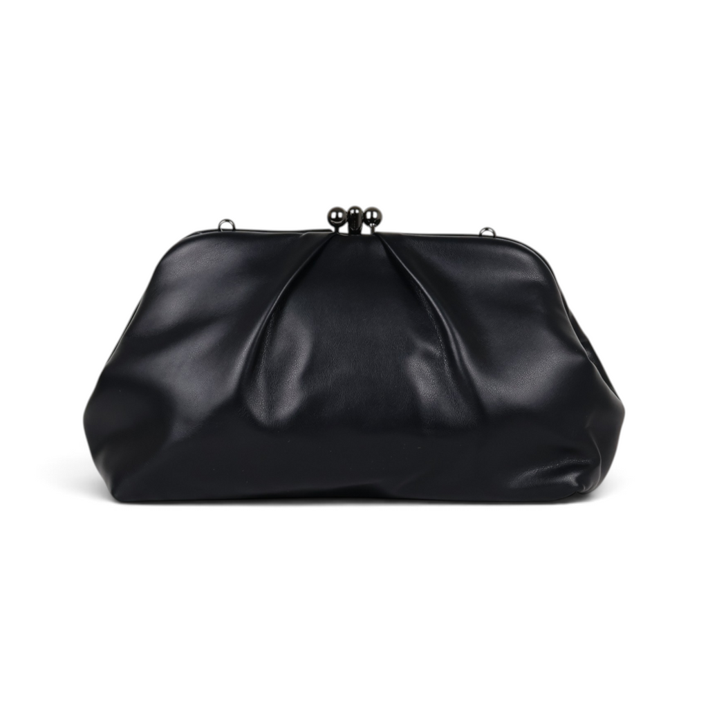Bolsa de Festa Pouch Bicompartimento Preta