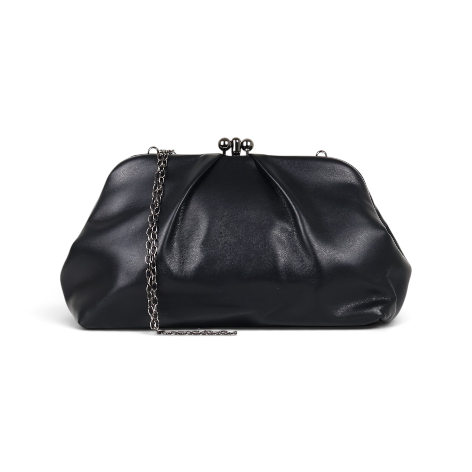Bolsa de Festa Pouch Bicompartimento Preta