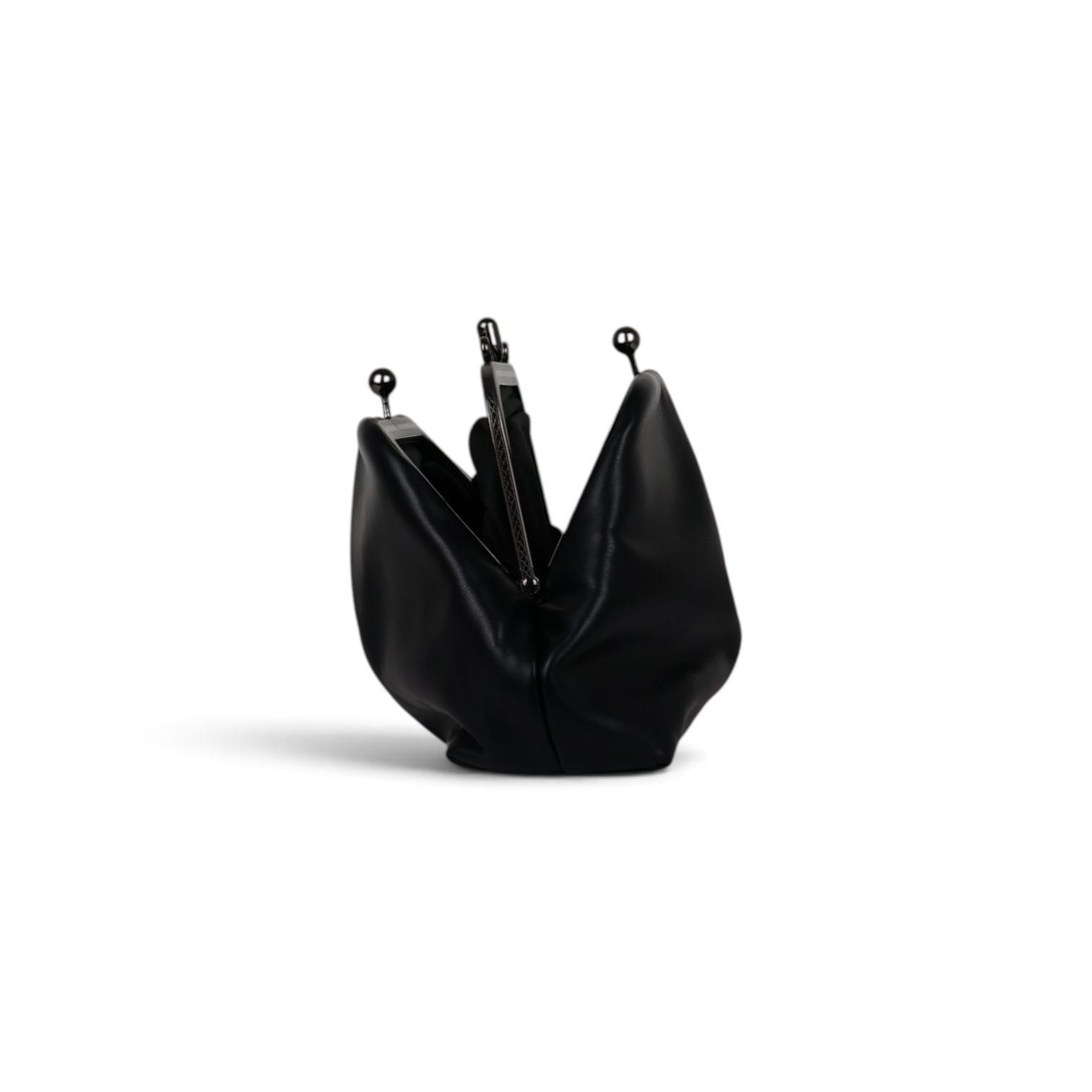Bolsa de Festa Pouch Bicompartimento Preta