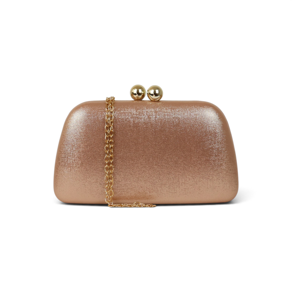 Bolsa Festa Clutch Rosê Gold