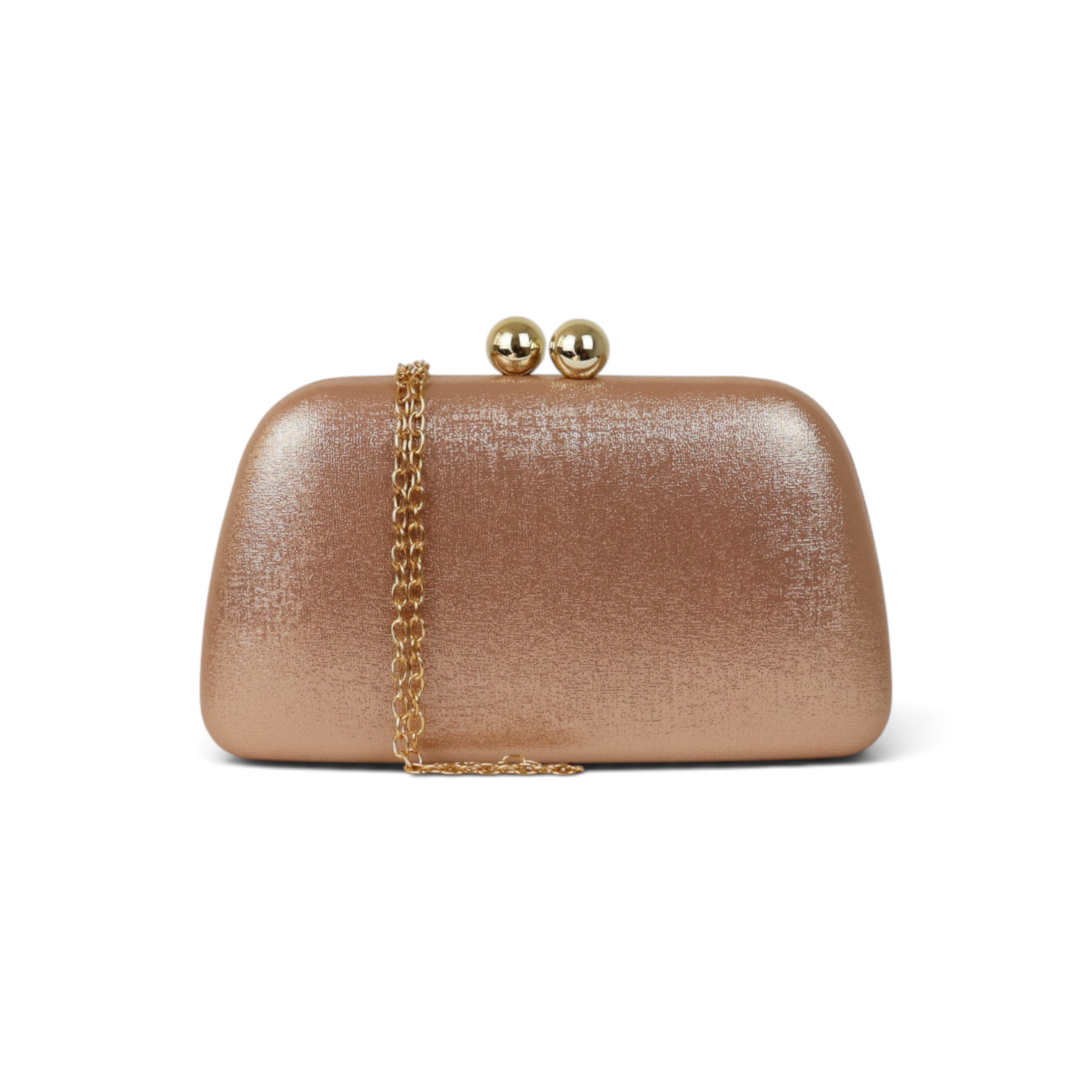 Bolsa Festa Clutch Rosê Gold