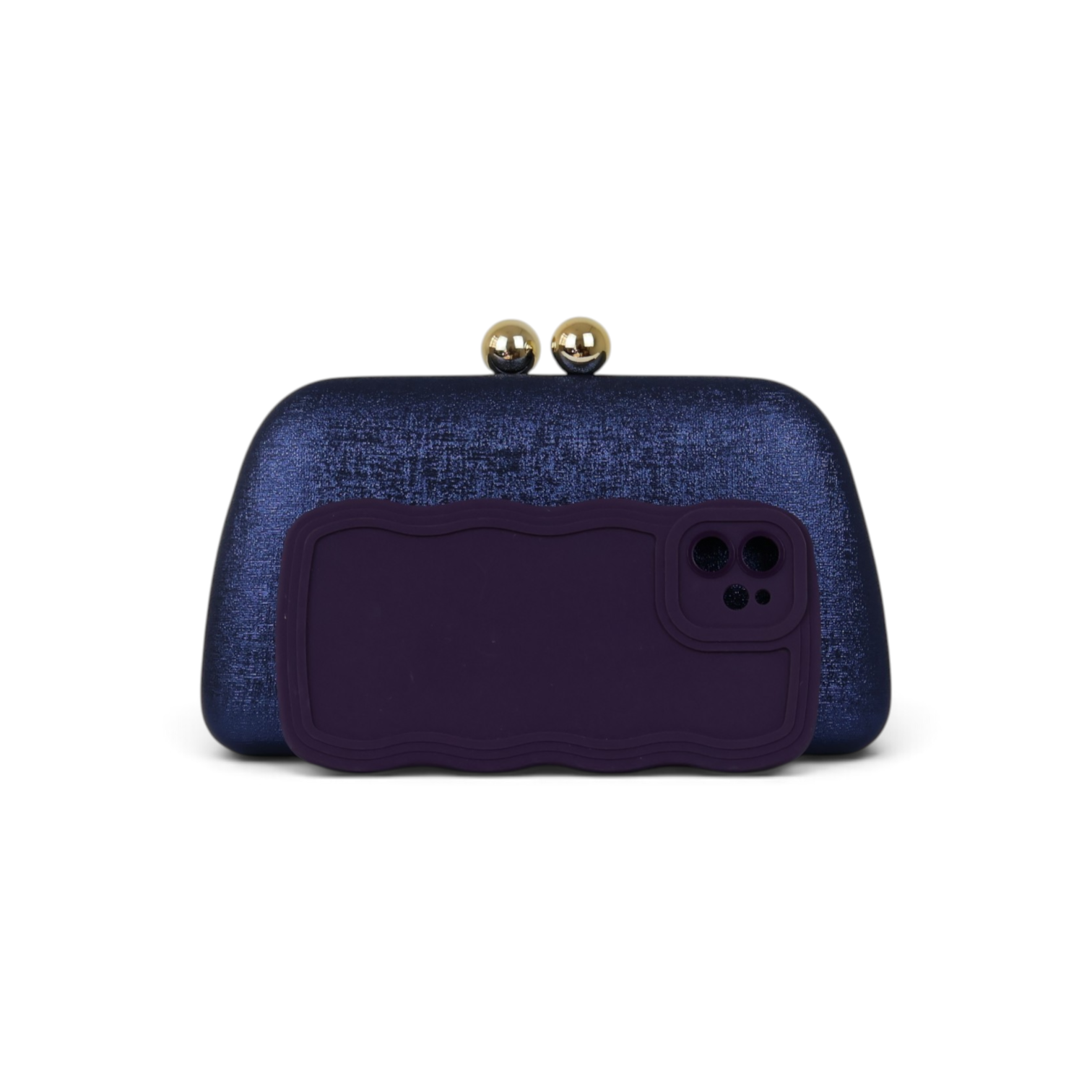 Bolsa Clutch Festa Azul Marinho