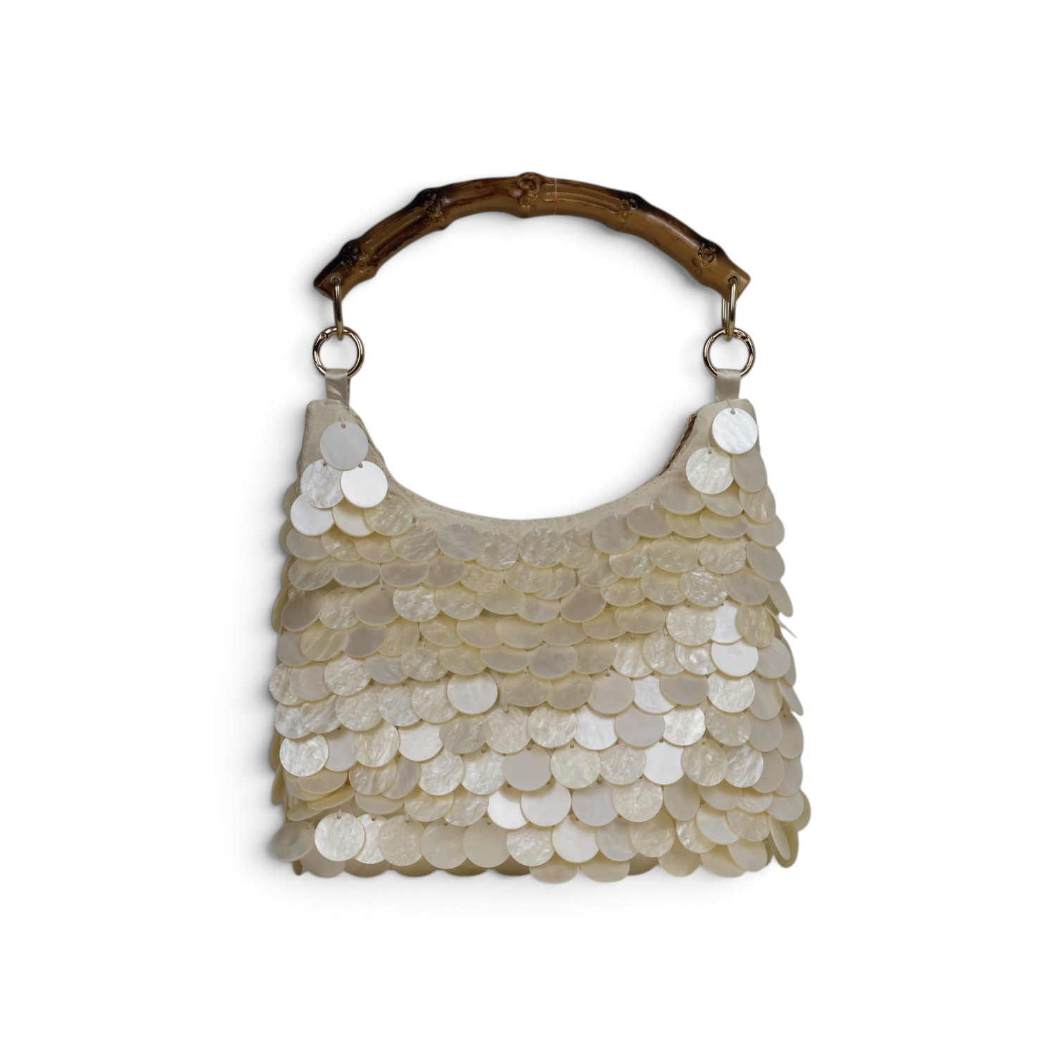 Bolsa Pouch Madreperola Bege