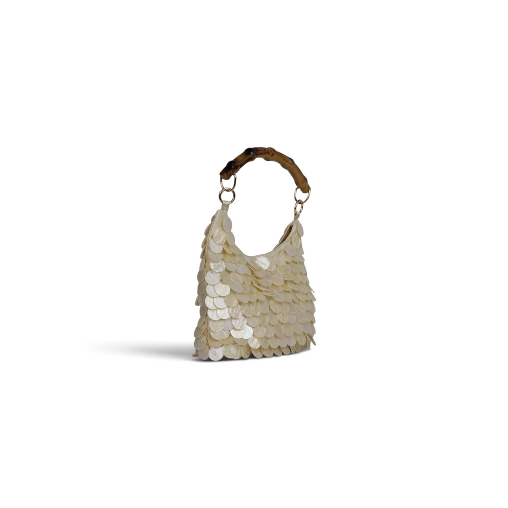 Bolsa Pouch Madreperola Bege
